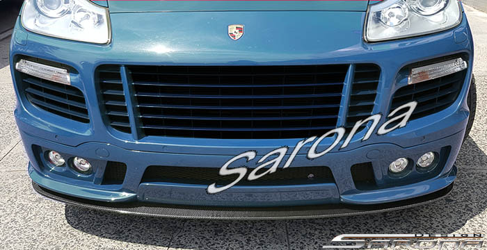 Custom Porsche Cayenne  SUV/SAV/Crossover Front Add-on Lip (2007 - 2012) - $890.00 (Part #PR-013-FA)
